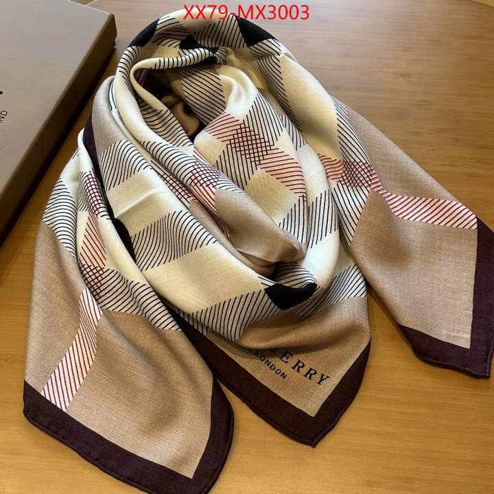 Scarf-Burberry where can i find ID: MX3003 $: 79USD