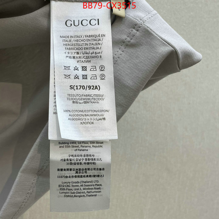 Clothing-Gucci hot sale ID: CX3515 $: 79USD