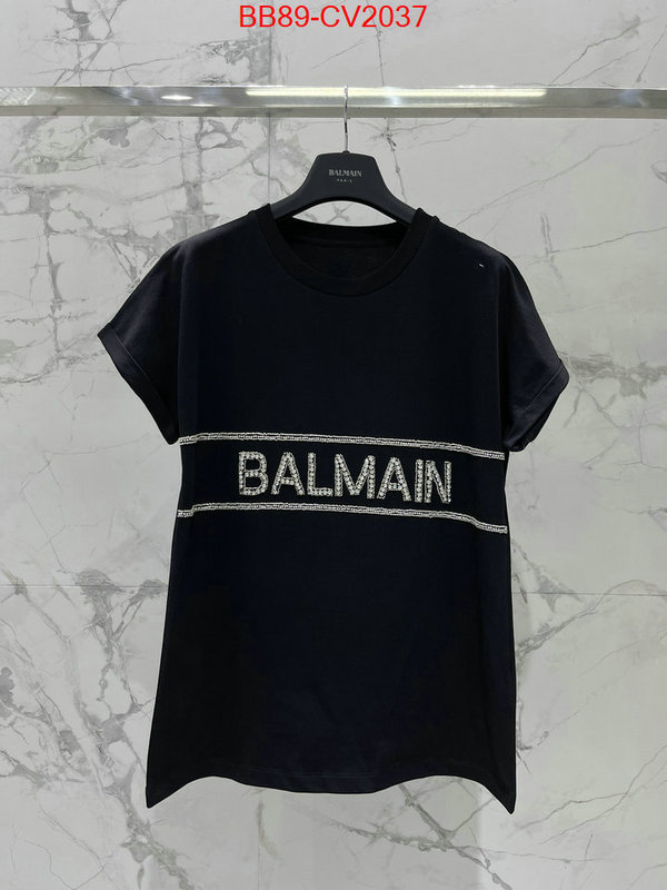 Clothing-Balmain luxury fashion replica designers ID: CV2037 $: 89USD