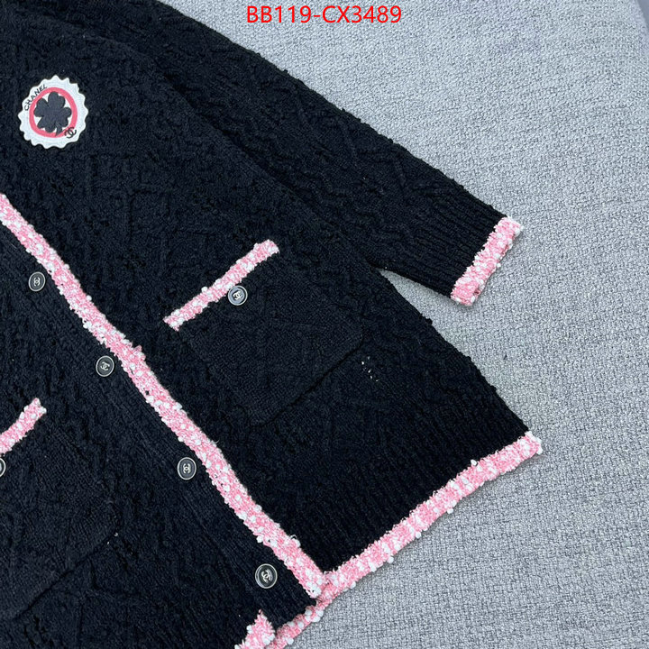 Clothing-Chanel top designer replica ID: CX3489 $: 119USD