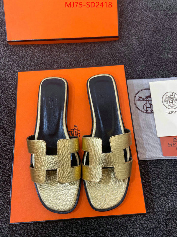Women Shoes-Hermes copy aaaaa ID: SD2418 $: 75USD