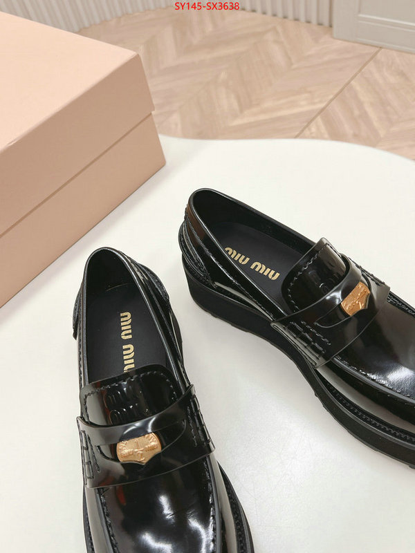 Women Shoes-Miu Miu outlet 1:1 replica ID: SX3638 $: 145USD