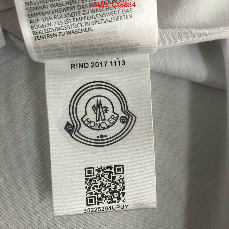 Clothing-Moncler what is a counter quality ID: CX3834 $: 55USD