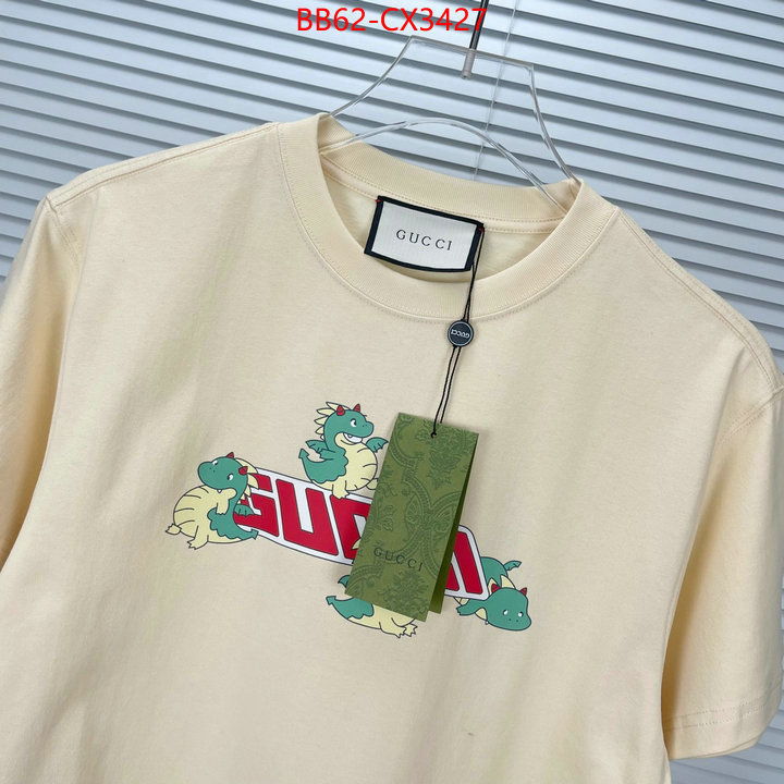 Clothing-Gucci high quality online ID: CX3427 $: 62USD