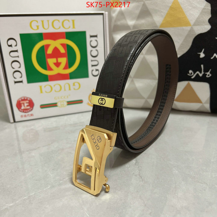 Belts-Gucci designer wholesale replica ID: PX2217 $: 75USD