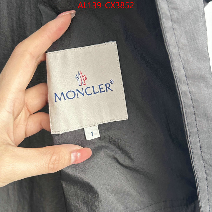 Clothing-Moncler aaaaa+ replica ID: CX3852 $: 139USD