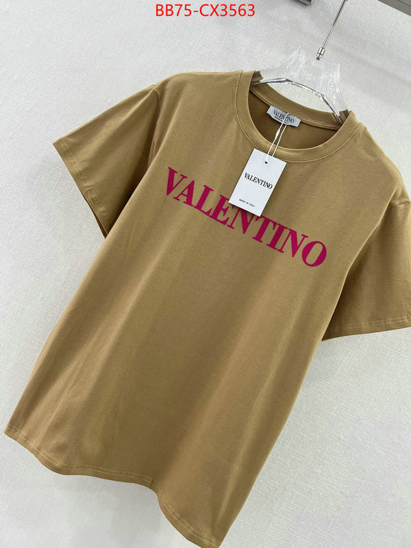 Clothing-Valentino fake cheap best online ID: CX3563 $: 75USD