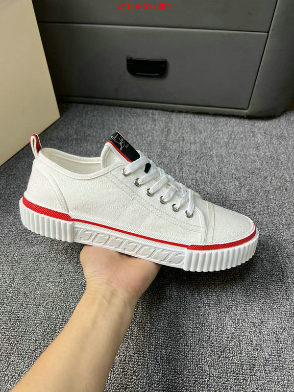Men Shoes-Christian Louboutin outlet 1:1 replica ID: SG7384 $: 119USD