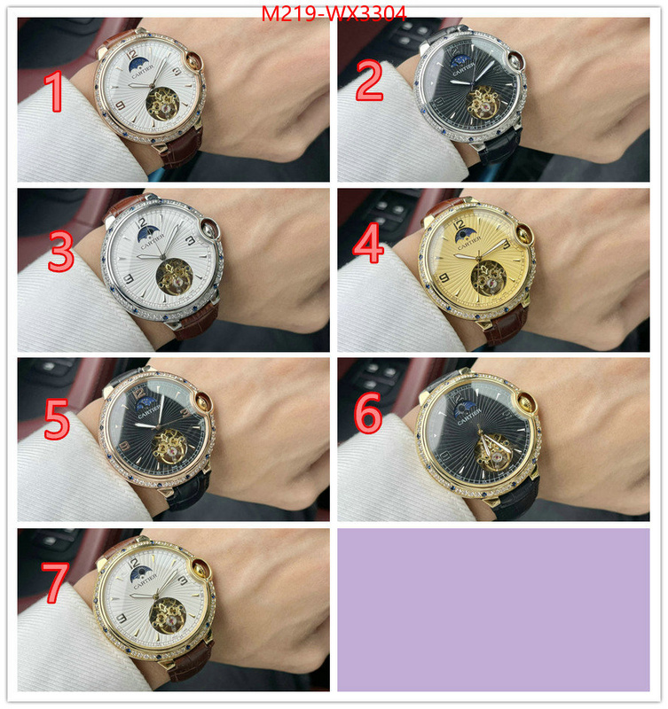 Watch(TOP)-Cartier what best designer replicas ID: WX3304 $: 219USD