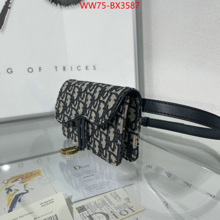 Dior Bags(4A)-Saddle- high quality customize ID: BX3587 $: 75USD,