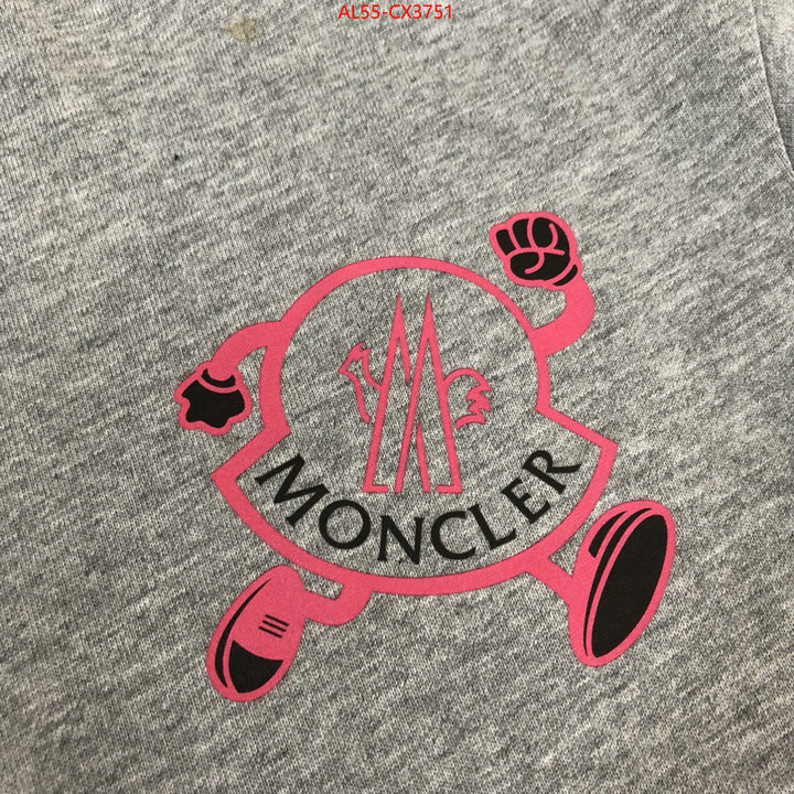 Clothing-Moncler shop cheap high quality 1:1 replica ID: CX3751 $: 55USD