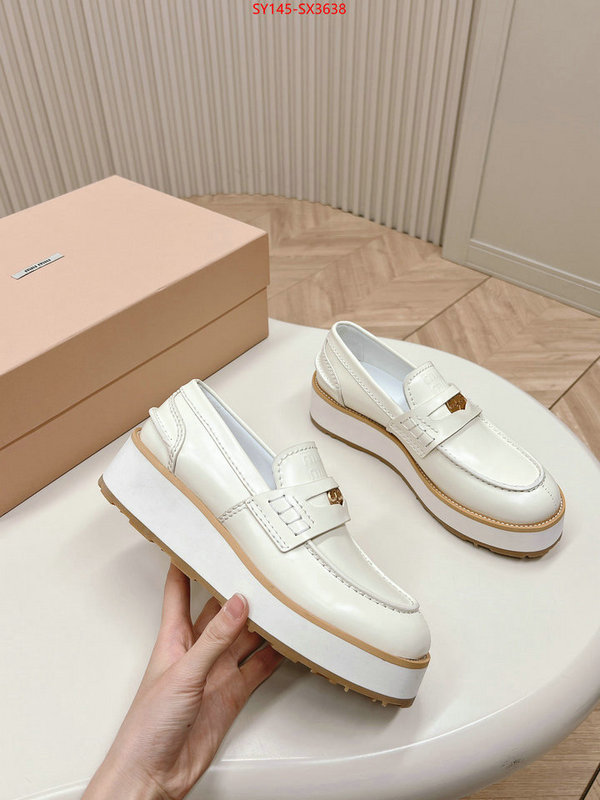 Women Shoes-Miu Miu outlet 1:1 replica ID: SX3638 $: 145USD