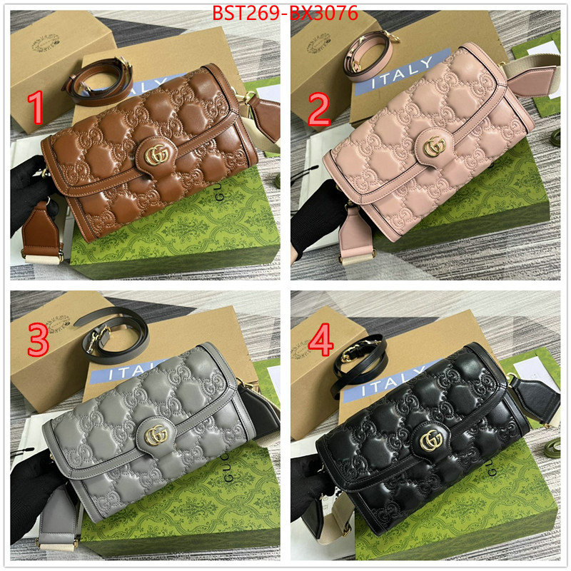 Gucci Bags(TOP)-Diagonal- how quality ID: BX3076 $: 269USD,