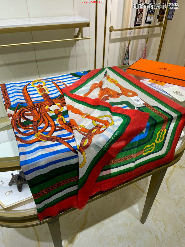 Scarf-Hermes high quality designer replica ID: MX2983 $: 75USD