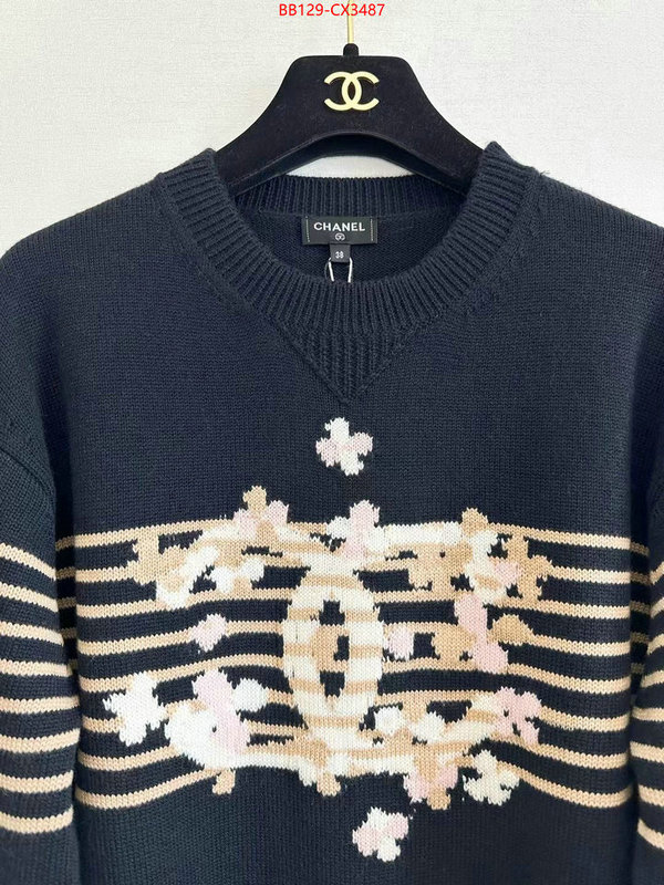 Clothing-Chanel buy sell ID: CX3487 $: 129USD