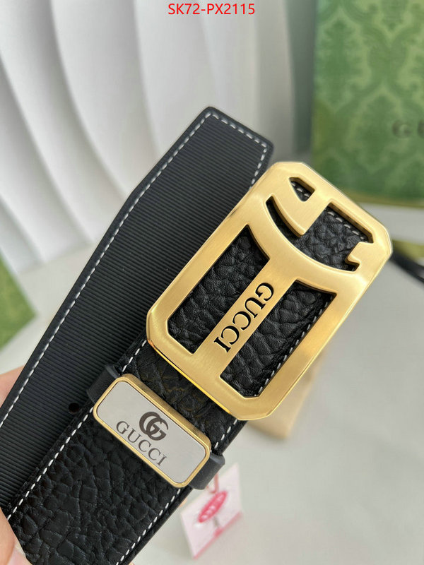 Belts-Gucci 2024 luxury replicas ID: PX2115 $: 72USD