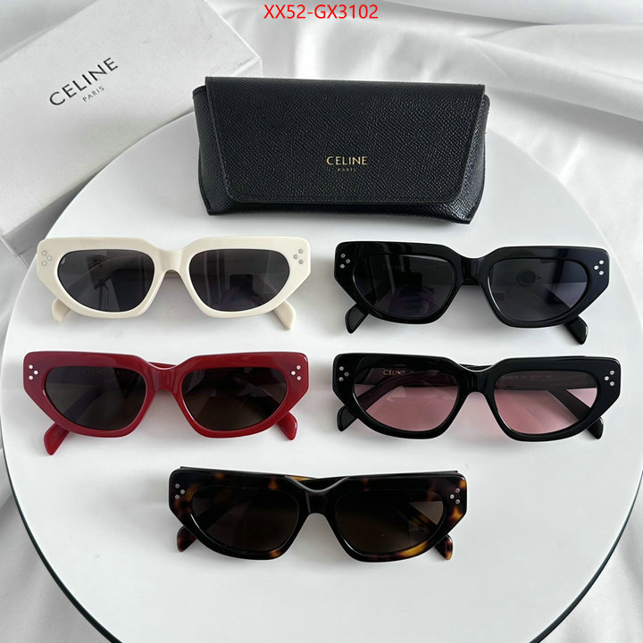 Glasses-CELINE high quality designer replica ID: GX3102 $: 52USD