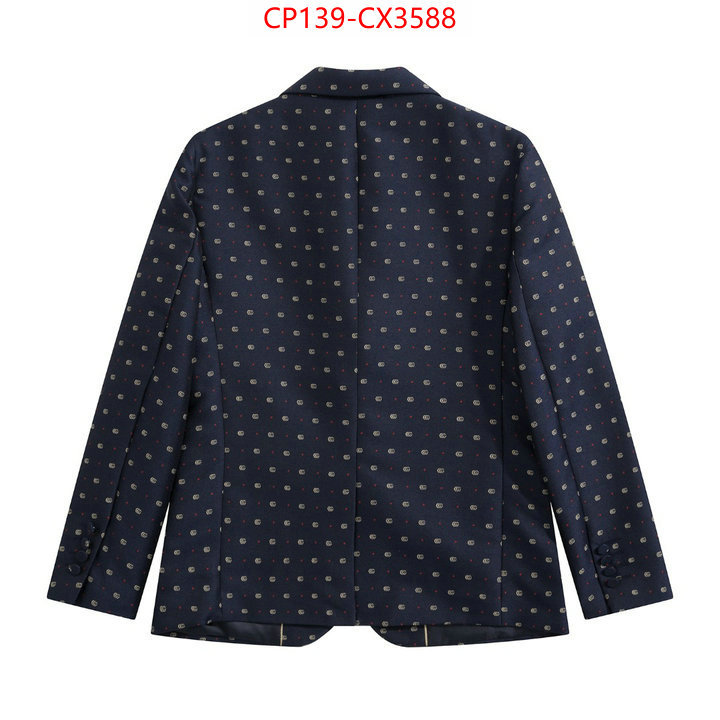 Clothing-Gucci cheap replica designer ID: CX3588 $: 139USD