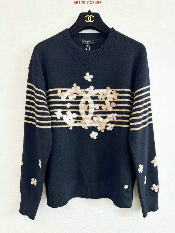 Clothing-Chanel buy sell ID: CX3487 $: 129USD