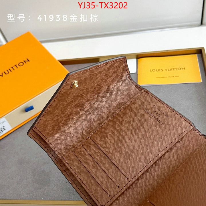 LV Bags(4A)-Wallet flawless ID: TX3202 $: 35USD,