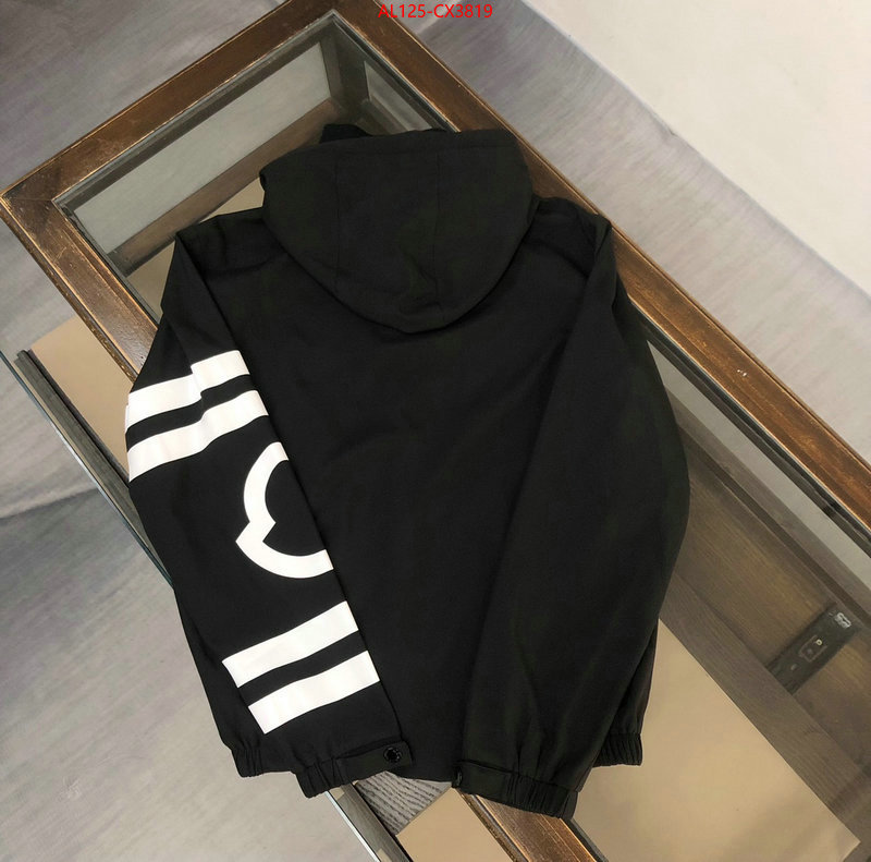 Clothing-Moncler online store ID: CX3819 $: 125USD