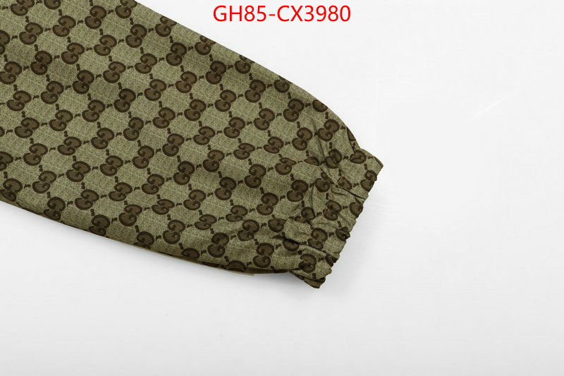 Clothing-Gucci designer replica ID: CX3980 $: 85USD