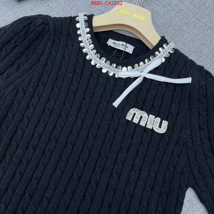 Clothing-MIU MIU replicas ID: CX3532 $: 85USD