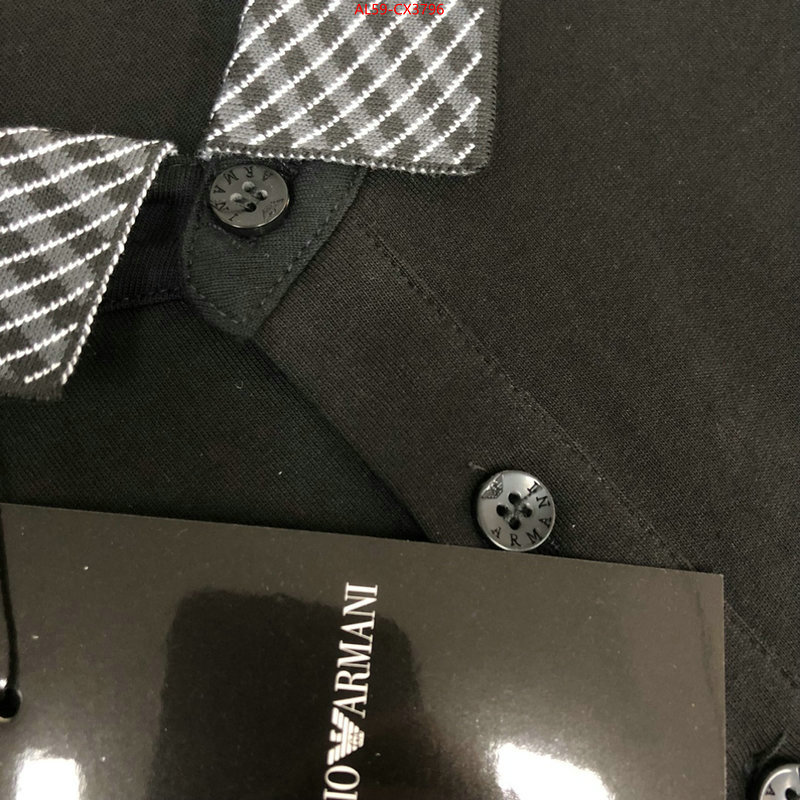 Clothing-Armani outlet 1:1 replica ID: CX3796 $: 59USD