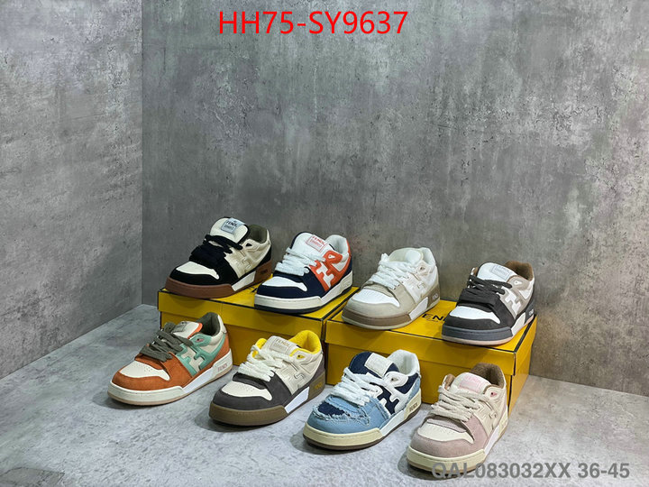 Men Shoes-Fendi best luxury replica ID: SY9637 $: 75USD