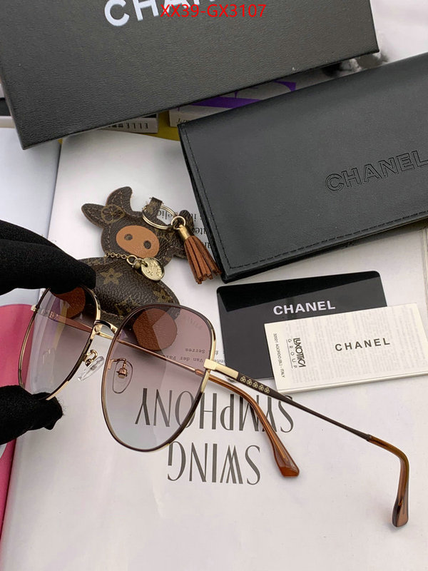 Glasses-Chanel what's the best to buy replica ID: GX3107 $: 39USD