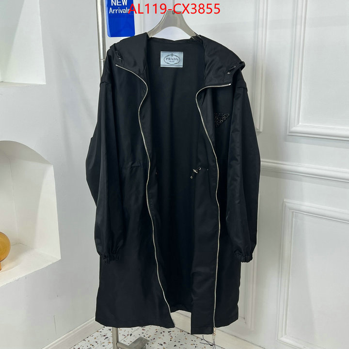 Clothing-Prada best replica quality ID: CX3855 $: 119USD