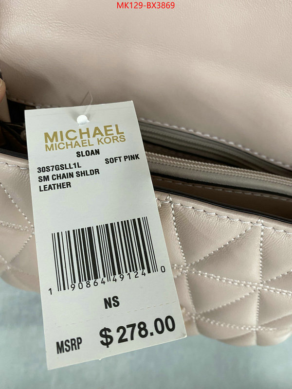 Michael Kors Bags(TOP)-Diagonal- top quality website ID: BX3869 $: 129USD,