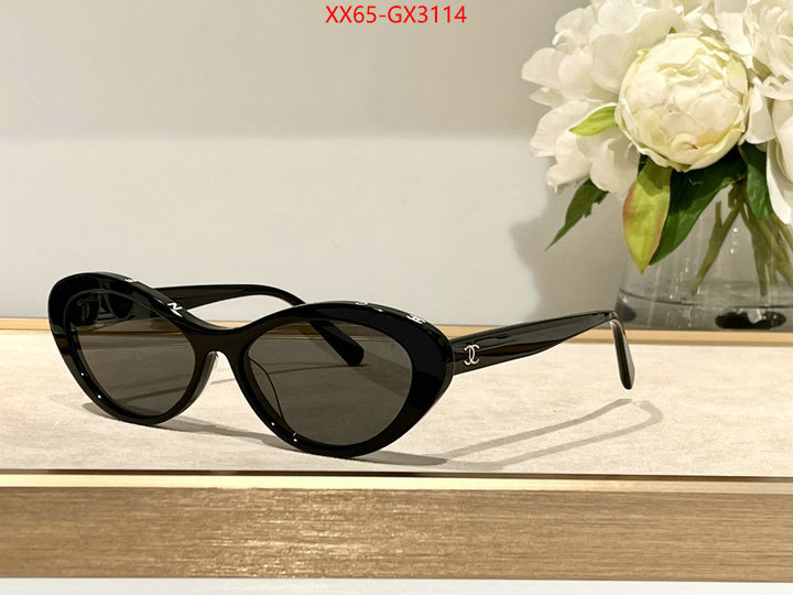 Glasses-Chanel buy luxury 2024 ID: GX3114 $: 65USD