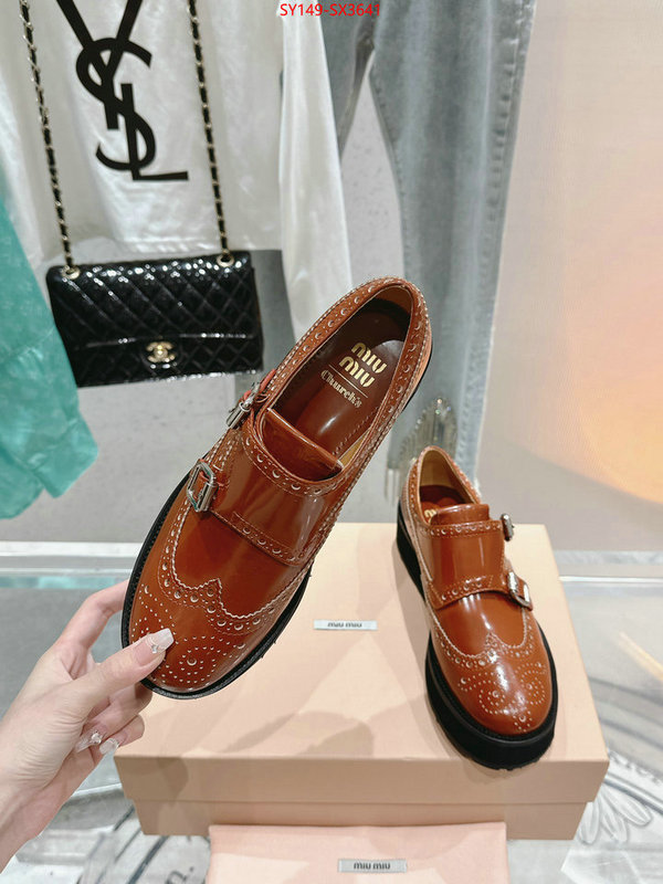 Women Shoes-Miu Miu 2024 replica ID: SX3641 $: 149USD