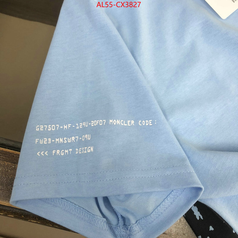 Clothing-Moncler buy high-quality fake ID: CX3827 $: 55USD