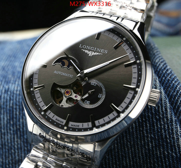 Watch(TOP)-Longines aaaaa+ replica designer ID: WX3316 $: 275USD