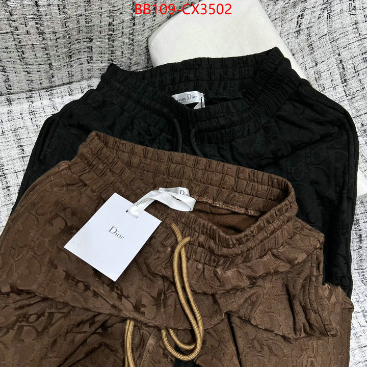 Clothing-Dior replica sale online ID: CX3502 $: 109USD