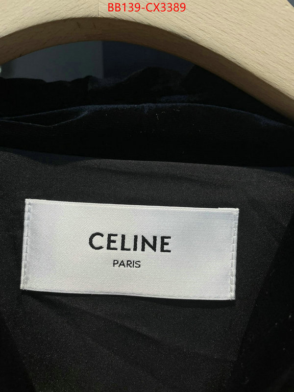 Clothing-Celine buy aaaaa cheap ID: CX3389 $: 139USD