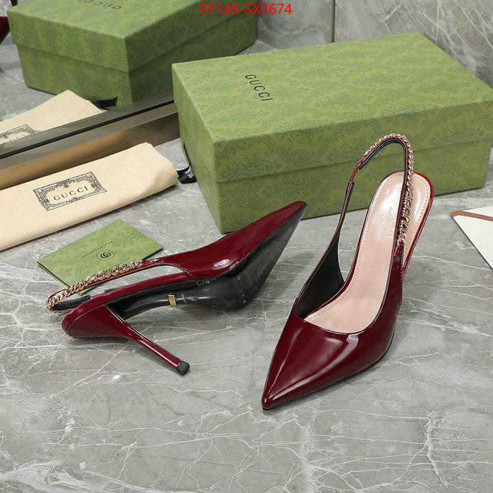 Women Shoes-Gucci how to buy replcia ID: SX3674 $: 145USD