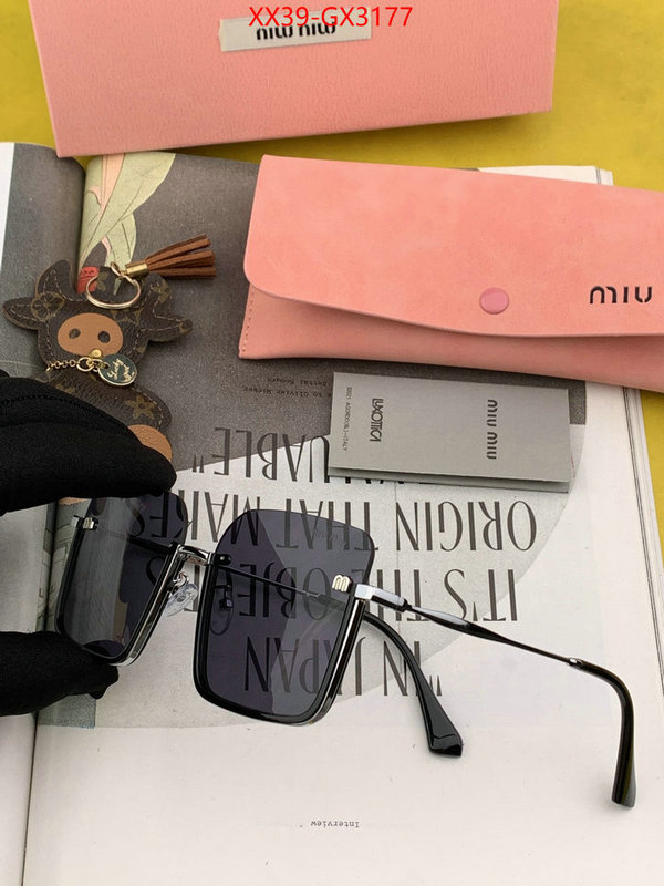 Glasses-Miu Miu replica for cheap ID: GX3177 $: 39USD