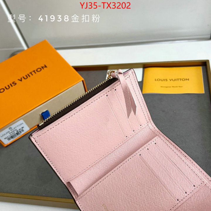 LV Bags(4A)-Wallet flawless ID: TX3202 $: 35USD,