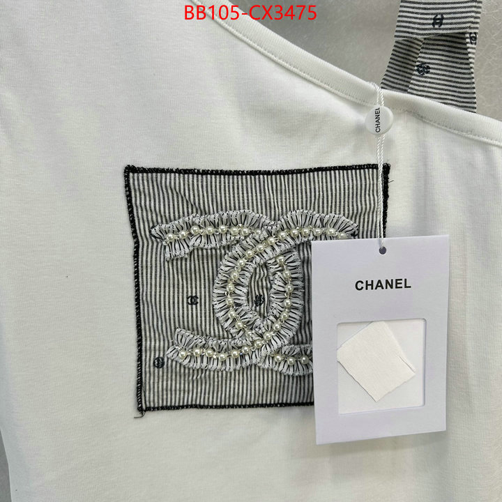 Clothing-Chanel find replica ID: CX3475 $: 105USD