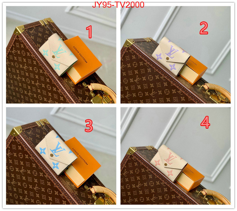 LV Bags(TOP)-Wallet 1:1 replica ID: TV2000 $: 95USD,