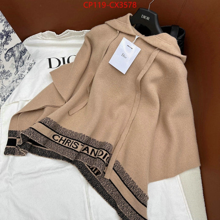 Clothing-Dior knockoff ID: CX3578 $: 119USD