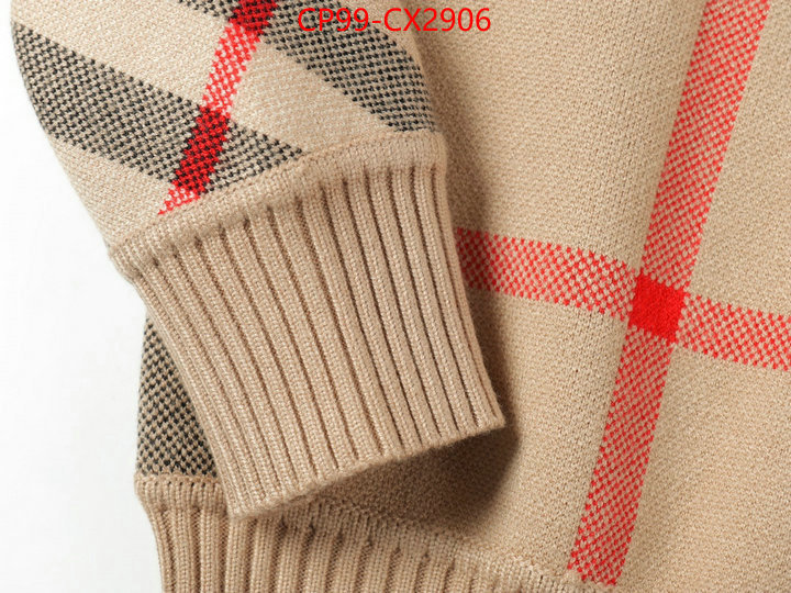 Clothing-Burberry the best quality replica ID: CX2906 $: 99USD