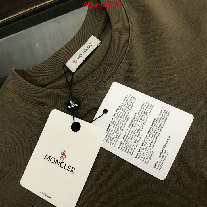 Clothing-Moncler brand designer replica ID: CX3721 $: 59USD