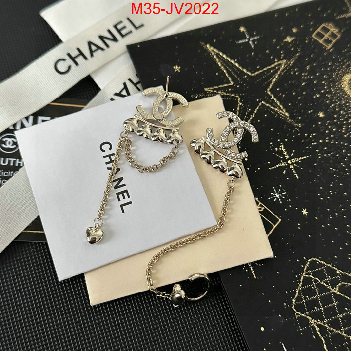 Jewelry-Chanel 1:1 replica wholesale ID: JV2022 $: 35USD