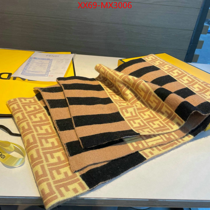 Scarf-Fendi where could you find a great quality designer ID: MX3006 $: 69USD