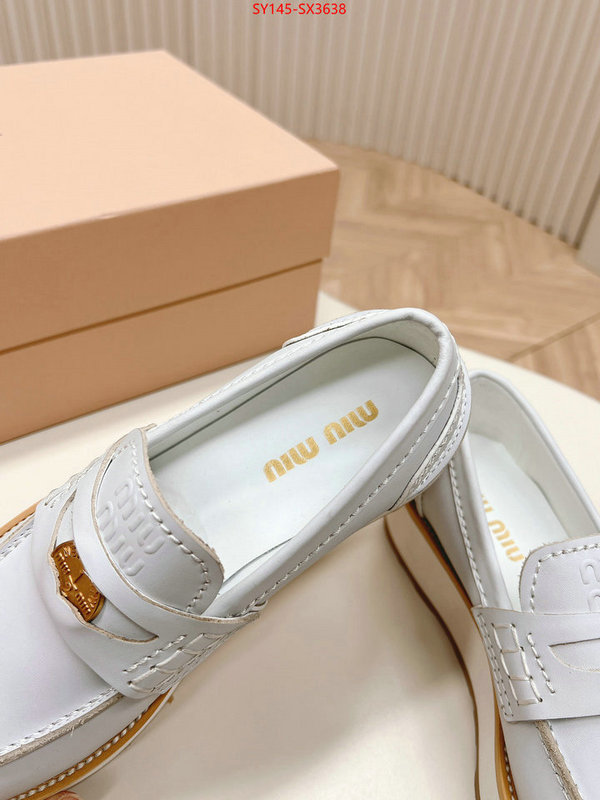 Women Shoes-Miu Miu outlet 1:1 replica ID: SX3638 $: 145USD