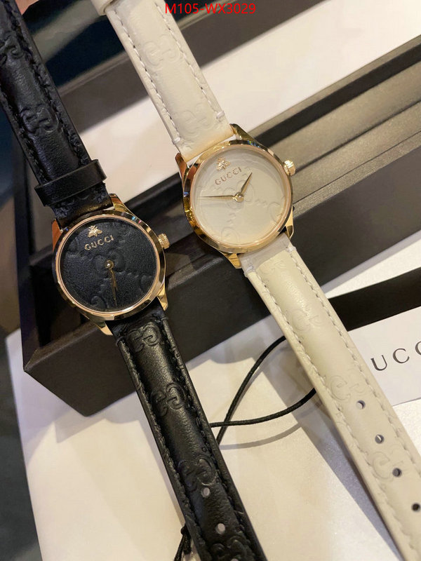 Watch(4A)-Gucci what is a counter quality ID: WX3029 $: 105USD